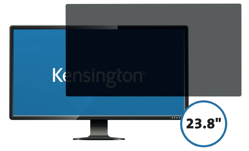 Privátní filtr KENSINGTON pro monitor 23,8" Wide (16:9), dvousměrný, odnímatelný KGN626486
