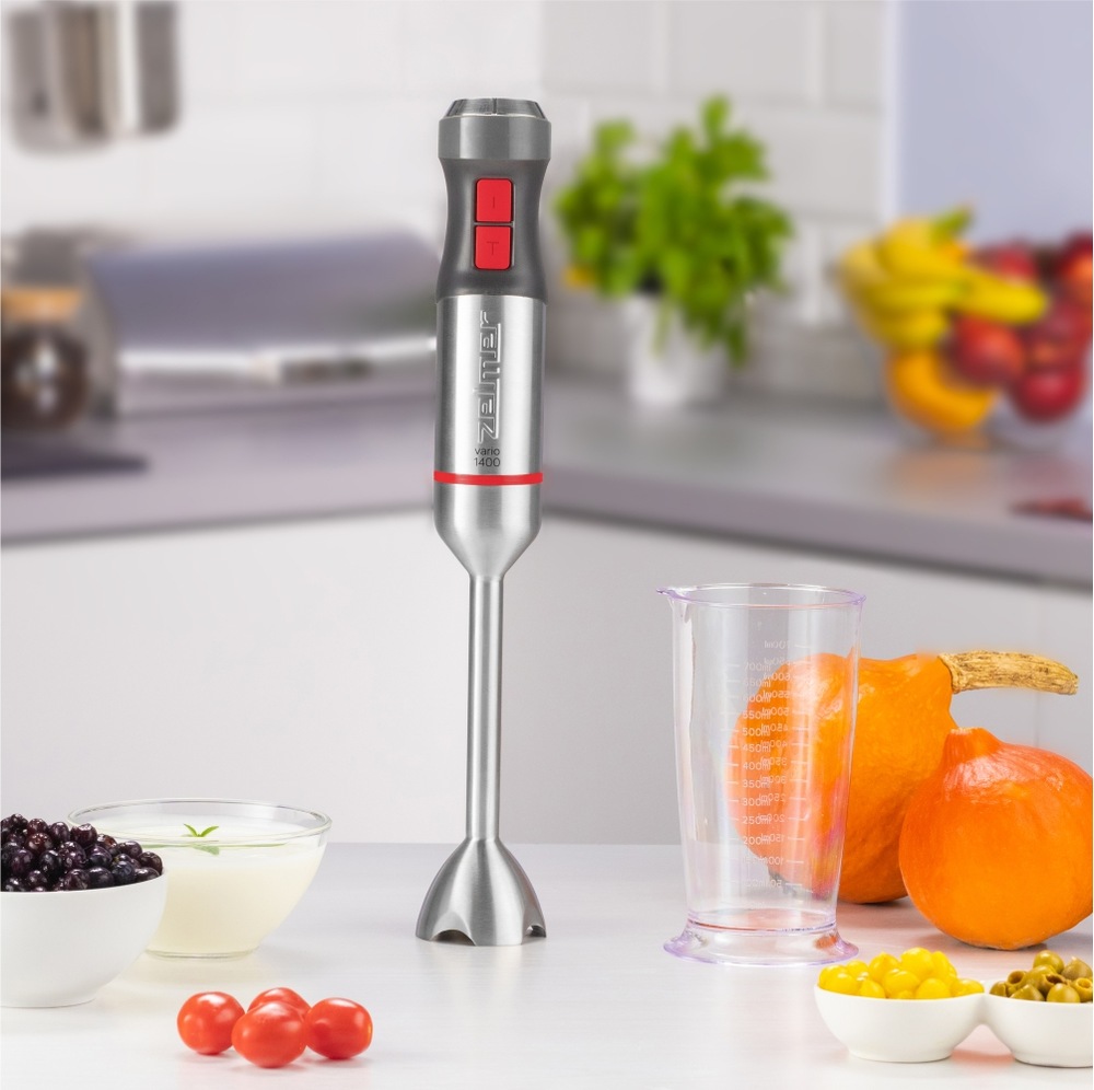 Ponorný mixér Zelmer ZHB4650 stříbrný/červený Ponorný mixér Zelmer ZHB4650 stříbrný/červený