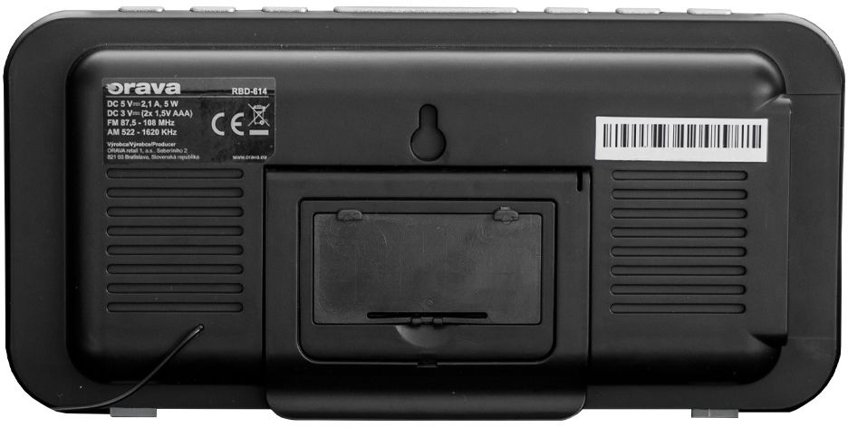Radiobudík Orava RBD-614 černý Radiobudík Orava RBD-614, černý