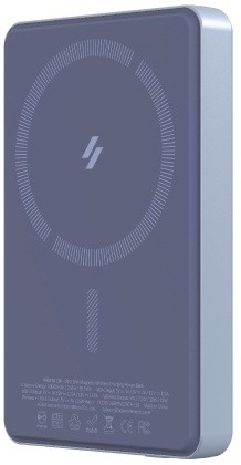 Powerbanka ADAM Elements VIONTA L10 Ultra Slim 10000 mAh modrá ADAM Elements VIONTA L10 umožňuje bezdrátové nabíjení 15 W.