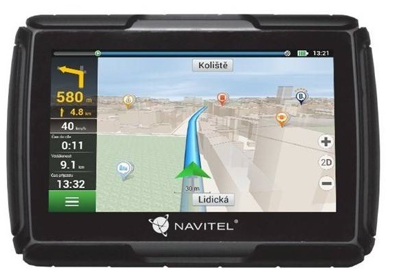 Navigační systém GPS NAVITEL G550 MOTO černá