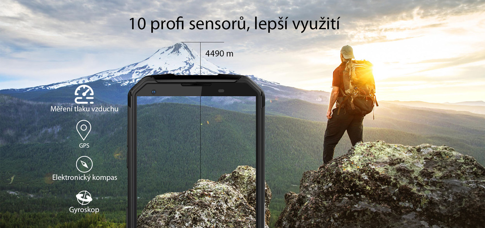 Mobilní telefon iGET BLACKVIEW GBV9500 Plus Dual SIM černý