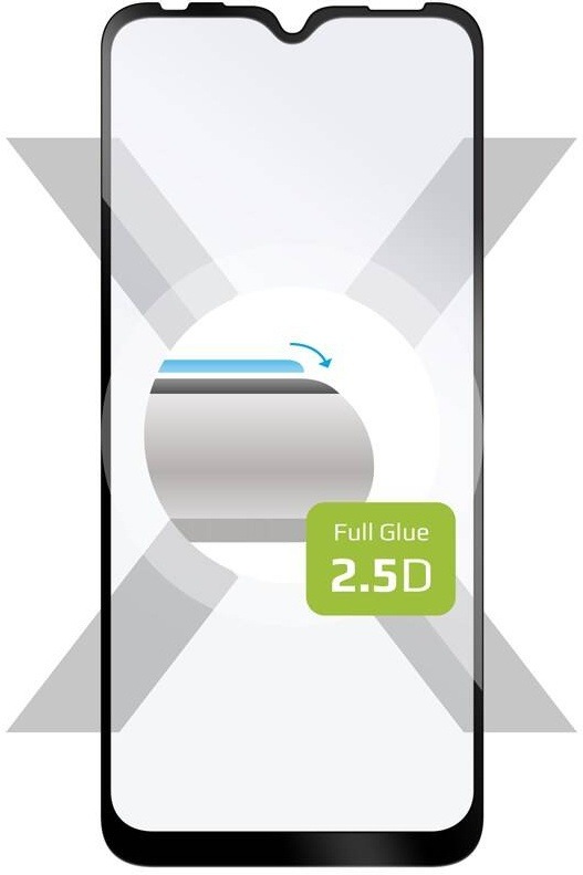 Tvrzené sklo FIXED Full-Cover na Infinix Smart 6 černé