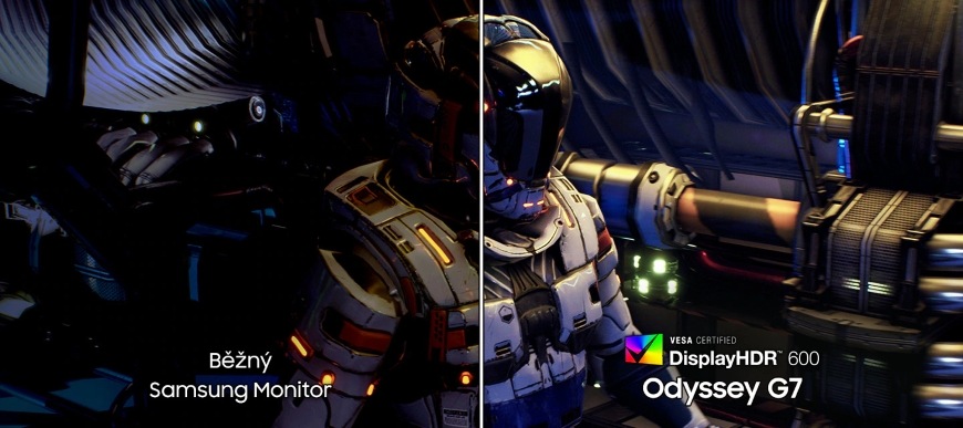 Herní monitor Samsung Odyssey G7 černý Samsung Odyssey G7