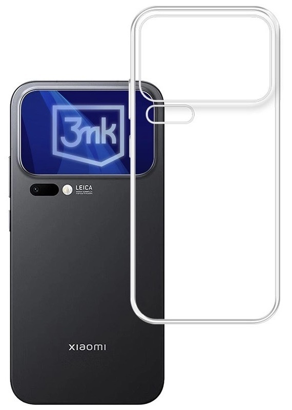 Kryt na mobil 3mk na Xiaomi 17 Pro, průhledná barva