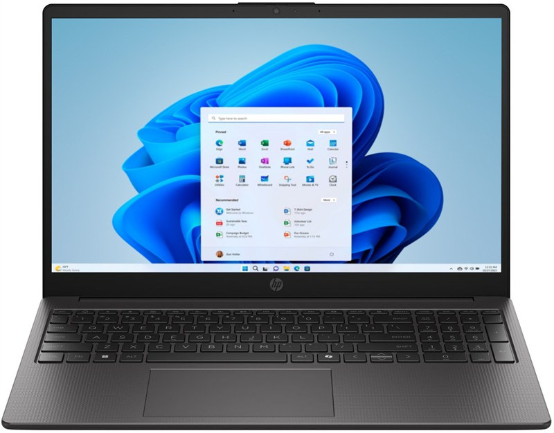 Firemní notebook HP 255R G10 R3-7335U, šedá barva