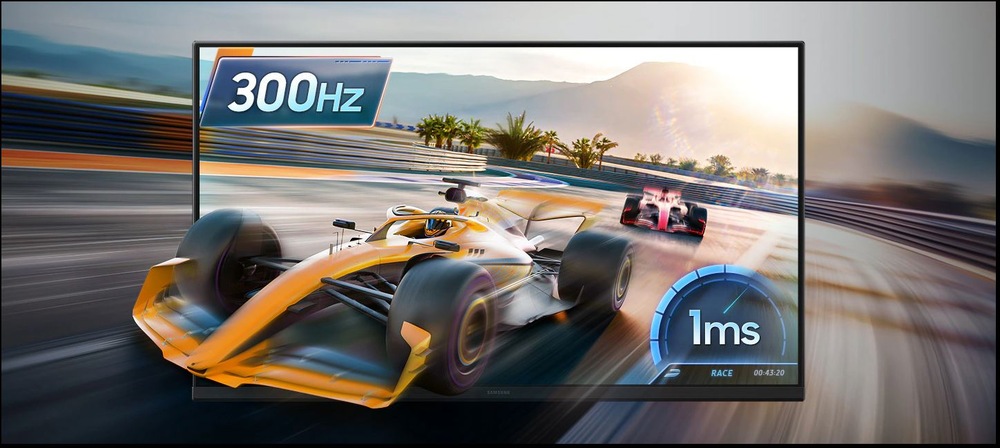 Monitor Samsung Odyssey G4 obnovovací frekvence 300 Hz