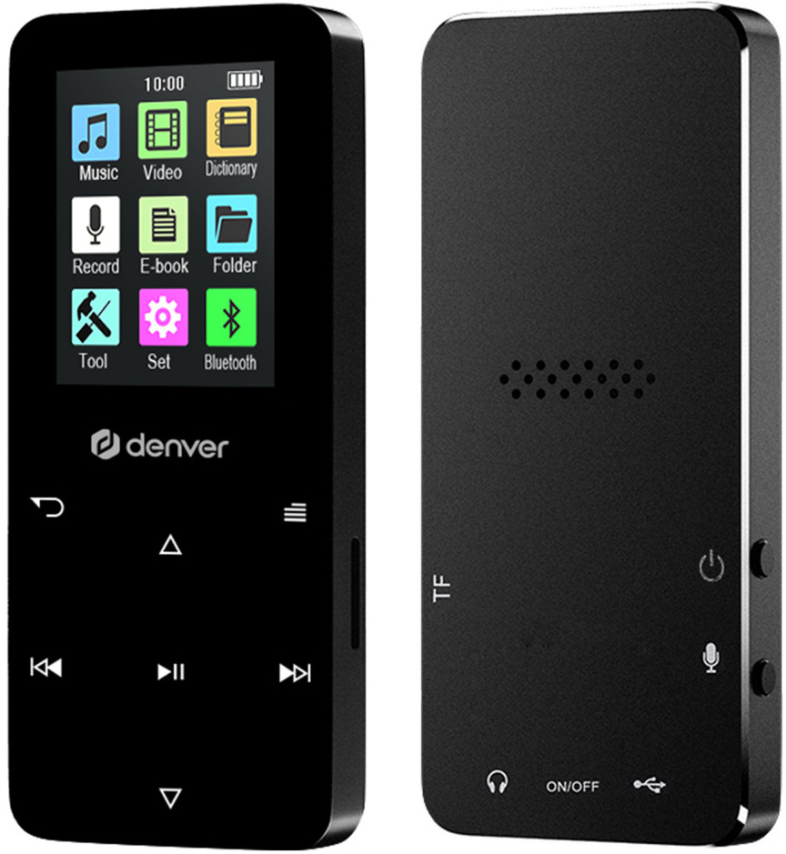 MP4 přehrávač Denver MP-1830 černý MP4 přehrávač Denver MP-1830B, 4GB, černý