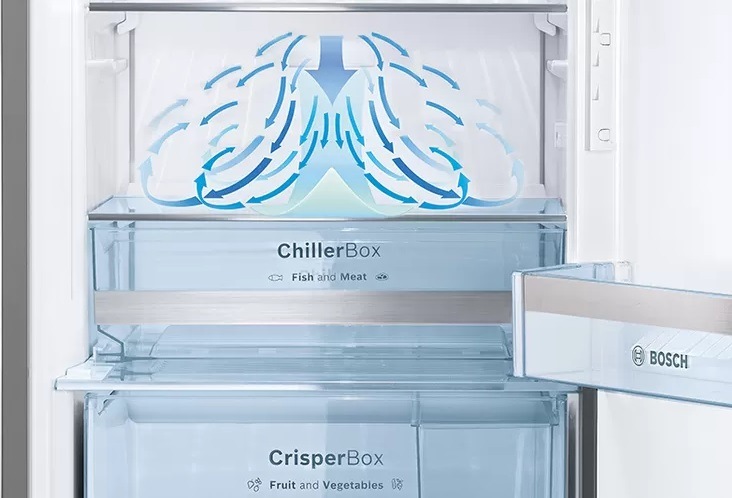 Mraznička Bosch Serie | 6 GSN51DWDP bílý Bosch GSN58VWEV MultiAirflow