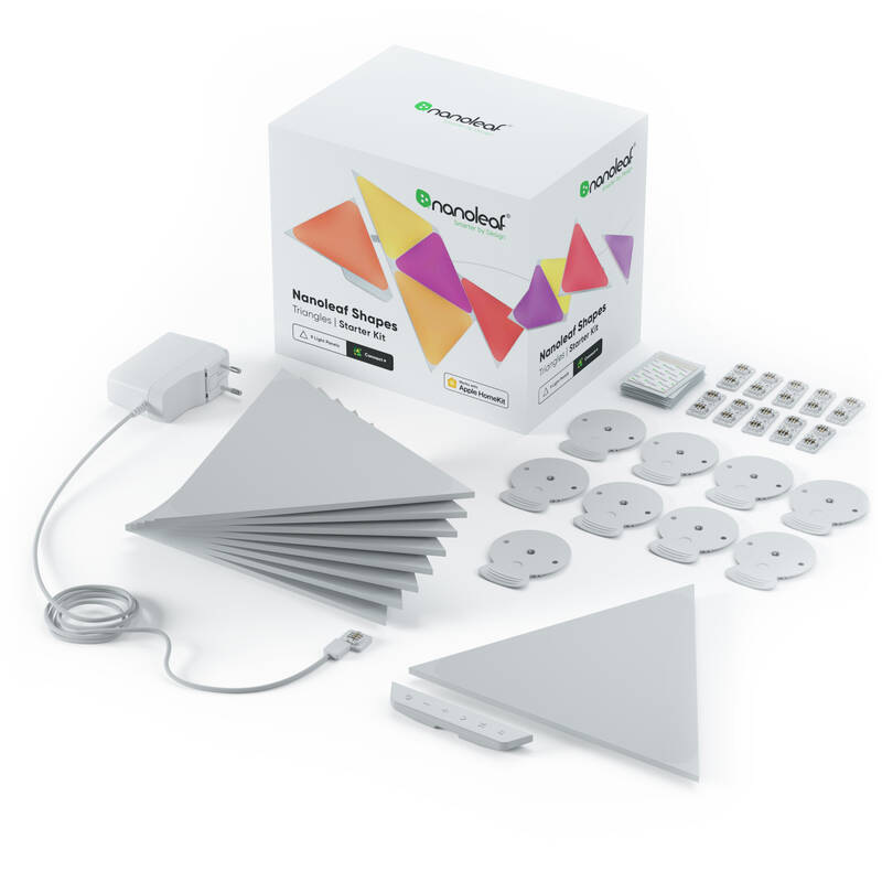 LED světlo Nanoleaf Shapes Triangles Starter Kit 9ks Nanoleaf Shapes Triangles Starter Kit 9ks