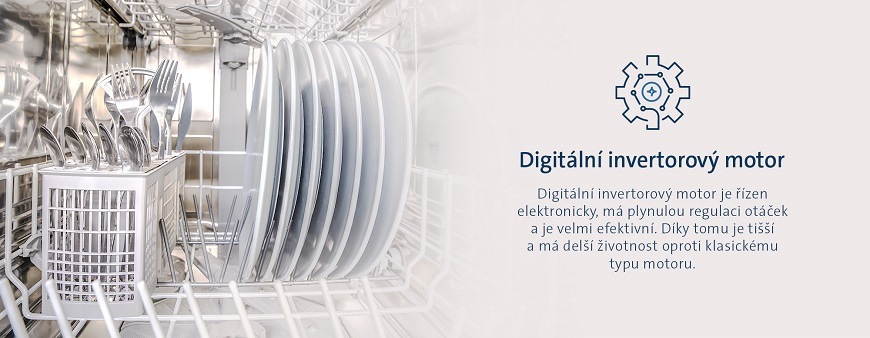 myčka nádobí eta, digitální invertorový motor