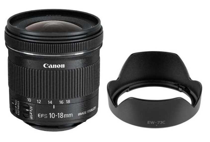 Objektiv Canon EF-S 10-18 mm f/4.5-5.6 IS STM černý Objektiv Canon EF-S 10-18 mm f/4.5-5.6 IS STM černý