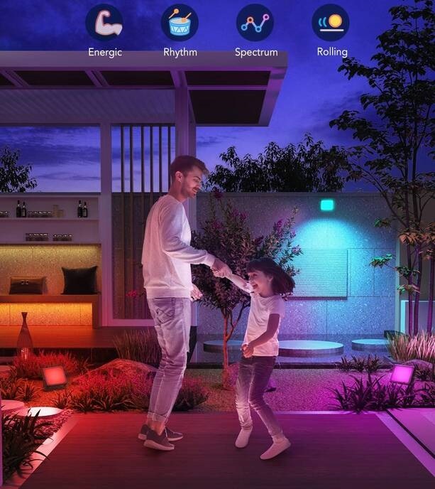 Venkovní svítidlo Govee Flood Lights SMART LED, 4ks