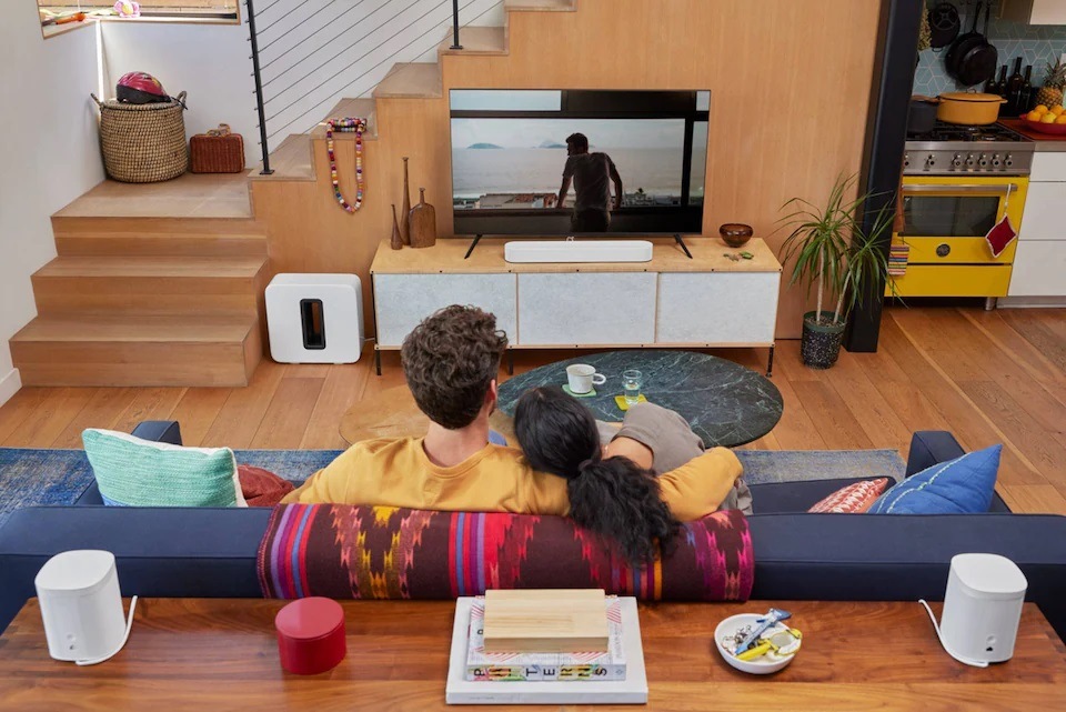Soundbar SONOS BEAM 2 + repro SONOS One SL bílý Soundbar SONOS BEAM 2 + repro SONOS One SL bílý