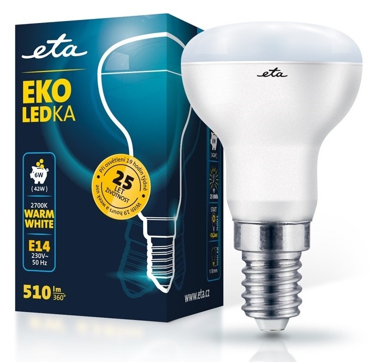 žárovka ETAR50W6WW01
