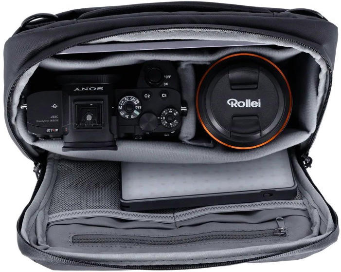 Brašna na foto/video Rollei Ocean Slingbag S černá Brašna na foto/video Rollei Ocean Slingbag S - černá