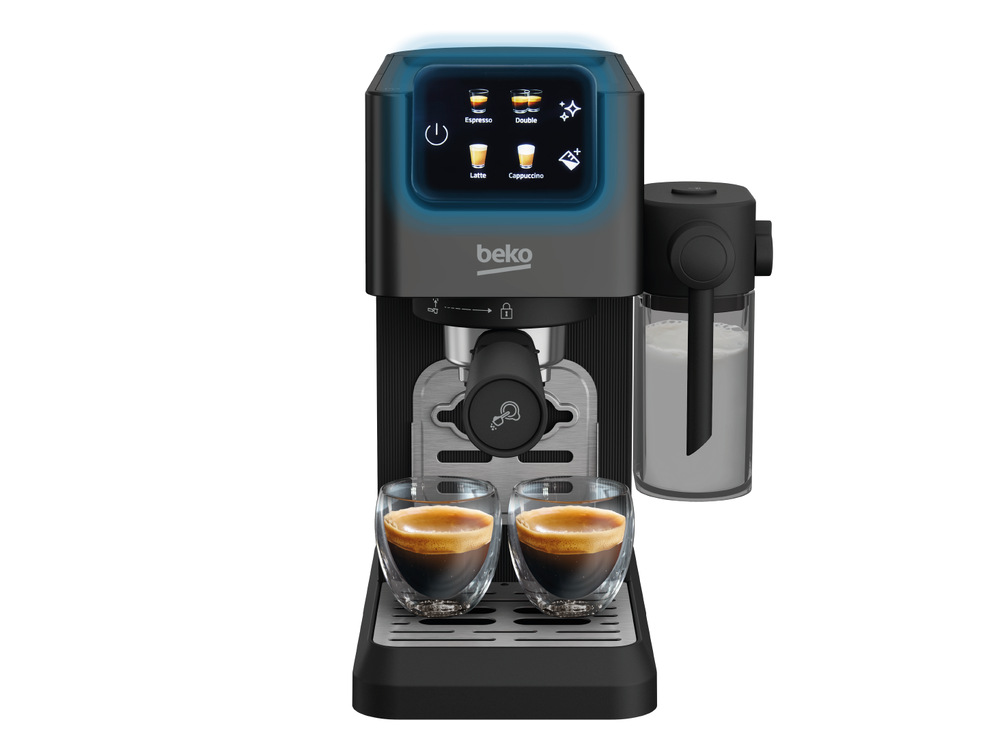 Pákový kávovar Beko Caffe experto CEP5464DX černý Pákový kávovar Beko CEP5464DX