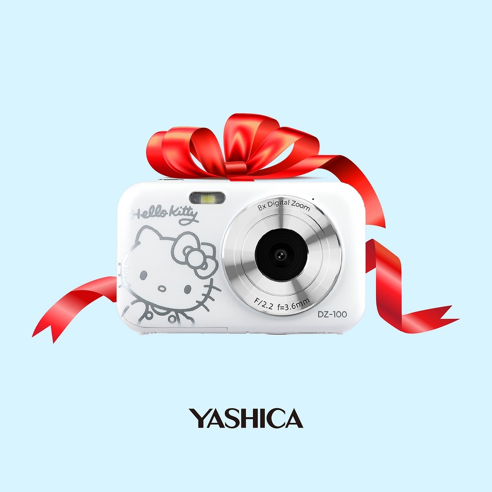 Fotoaparát Yashica x Hello Kitty DZ-100 lifestylové foto