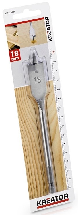 Vrták Kreator KRT010807, do dřeva 18×152 mm