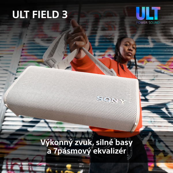 Přenosný reproduktor Sony ULT FIELD 3 černý Přenosný reproduktor Sony ULT FIELD 3, černý