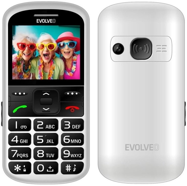 Mobilní telefon Evolveo EasyPhone XS - bílý