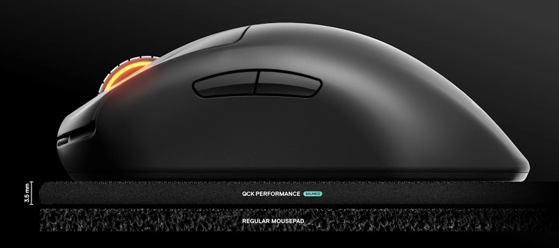 Podložka pod klávesnici a myš SteelSeries QcK Performance XL - Balance černá