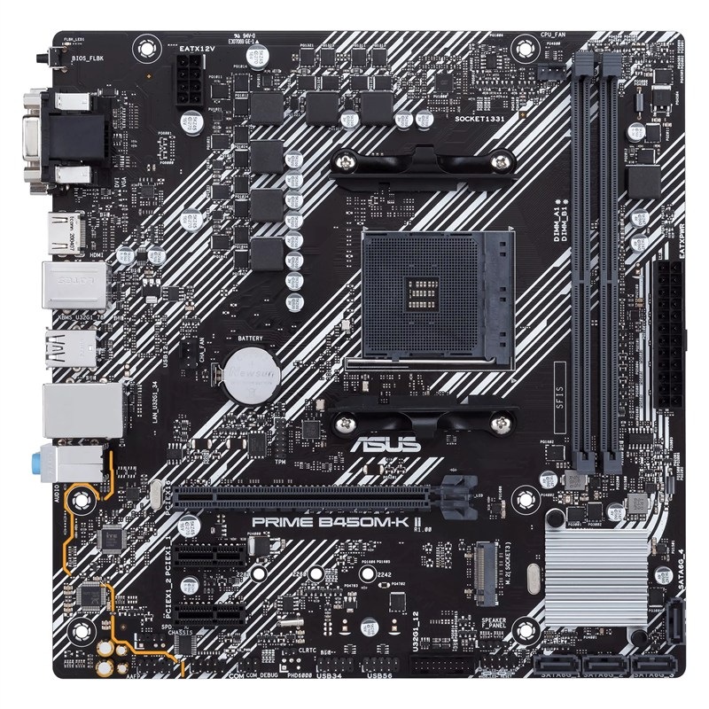 Základní deska Asus PRIME B450M-K II, mATX