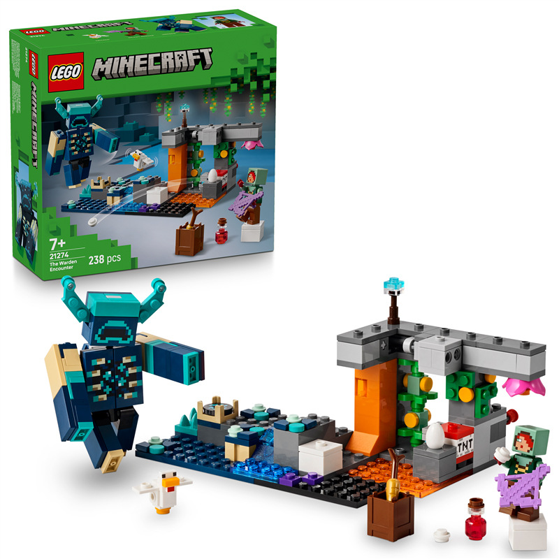 Stavebnice LEGO® Minecraft® 21274 Setkání se Strážcem Stavebnice LEGO® Minecraft® 21274 Setkání se Strážcem