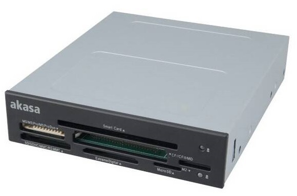 Čtečka eObčanek AKASA AK-ICR-09 do 3.5", 7-slotová