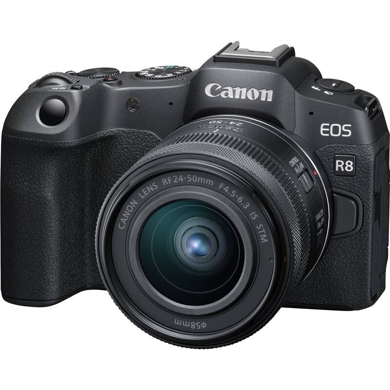 Digitální fotoaparát Canon EOS R8 + RF 24-50 mm f/4.5-6.3 IS STM černý