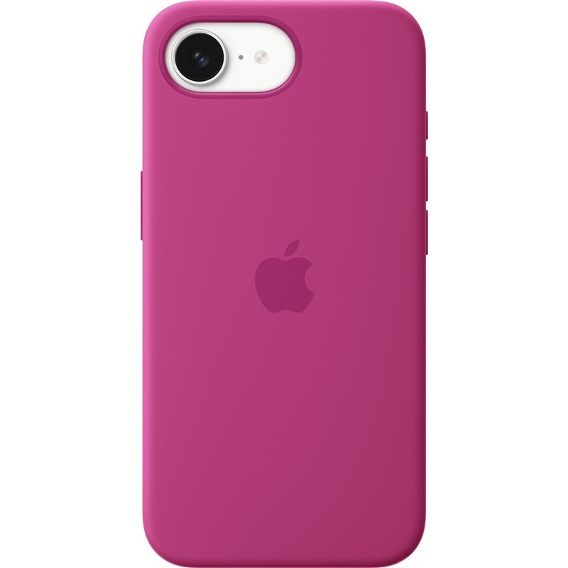 Kryt na mobil Apple iPhone 16e Silicone Case – fuchsiový
