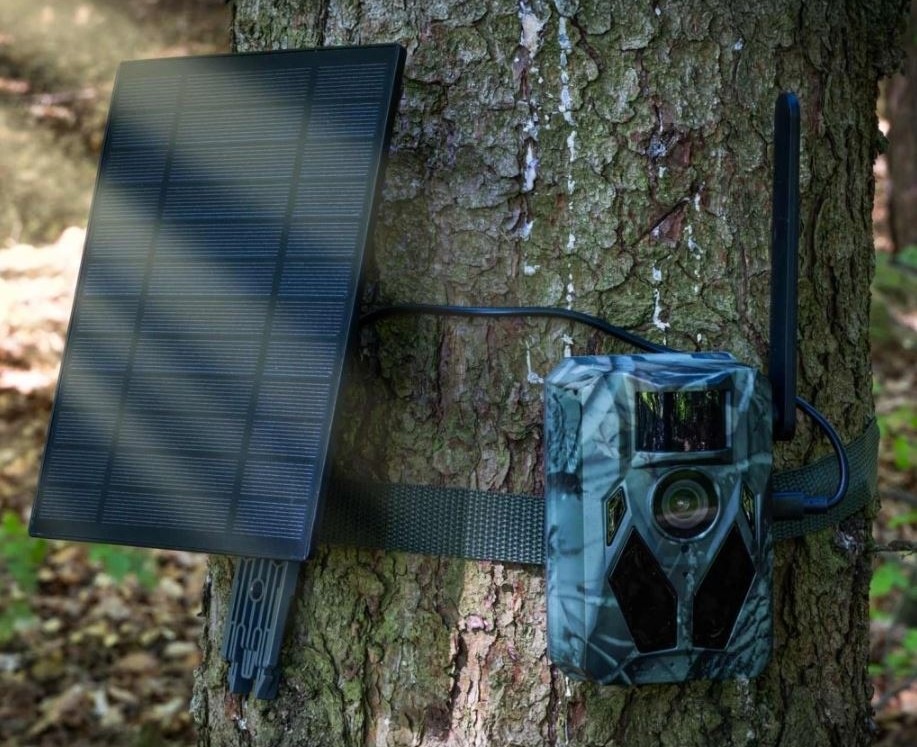 Fotopast Evolveo StrongVision Solar 4G maskáčová
