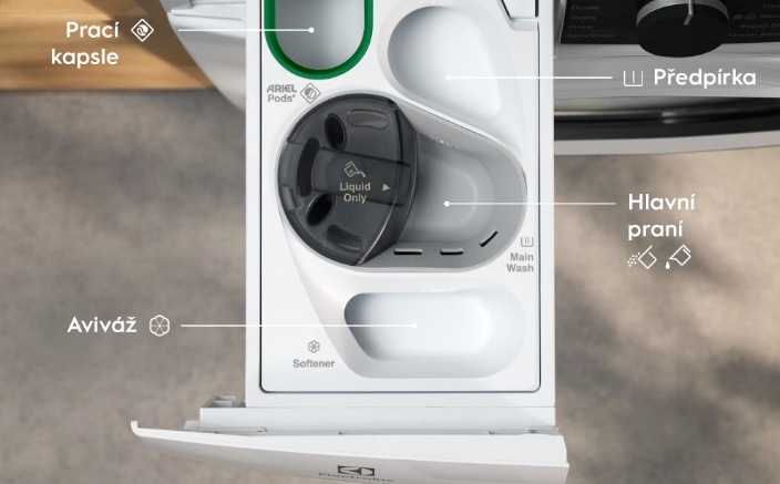 Pračka Electrolux Série 700 EW7F4494FQC bílá Electrolux EW7F4494FQC UniversalDose