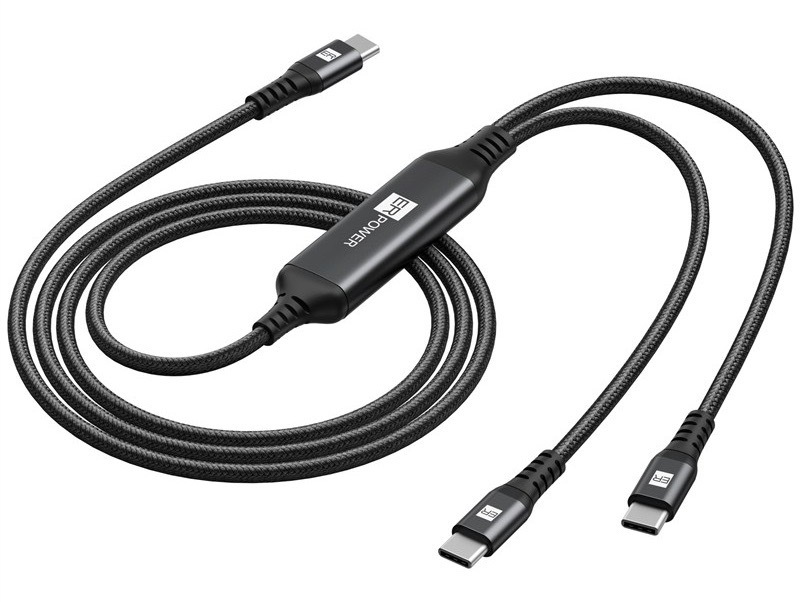 Napájecí kabel ER Power s délkou 1,5 metru, černá barva