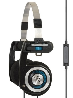 Sluchátka Koss Porta Pro Microphone černá