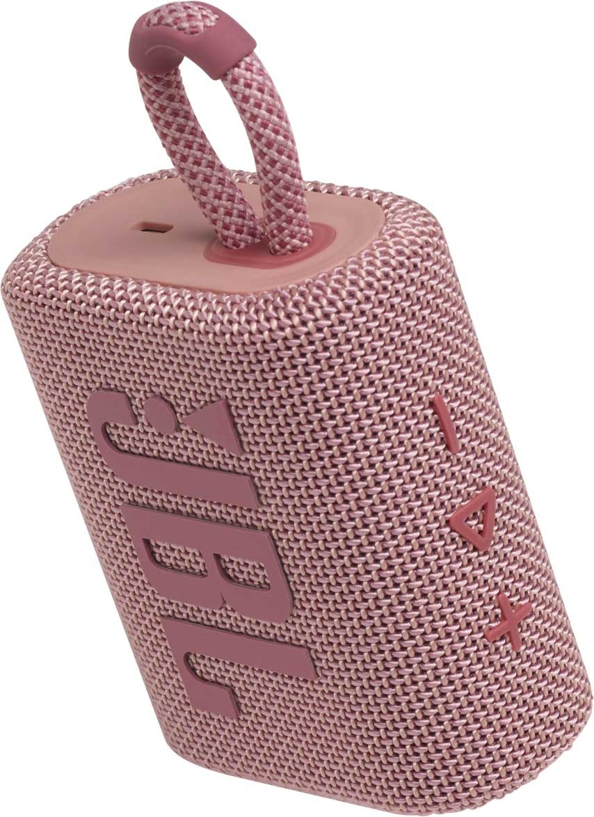 Přenosný reproduktor JBL GO3 růžový