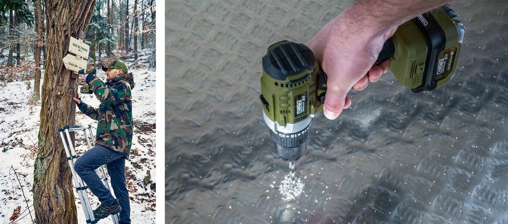 Vrtací šroubovák Narex CSV 13-2 (bez baterie) Narex Camouflage CSV 13-2