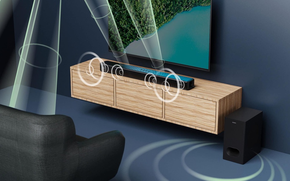 Soundbar Majority Sierra Plus černý Soundbar Majority Sierra Plus černý