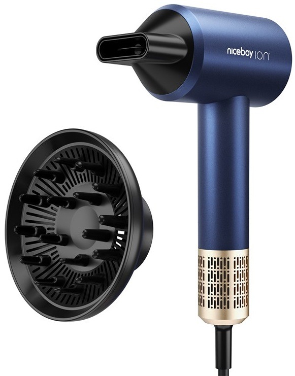 Fén Niceboy AirSonic ELITE modrý