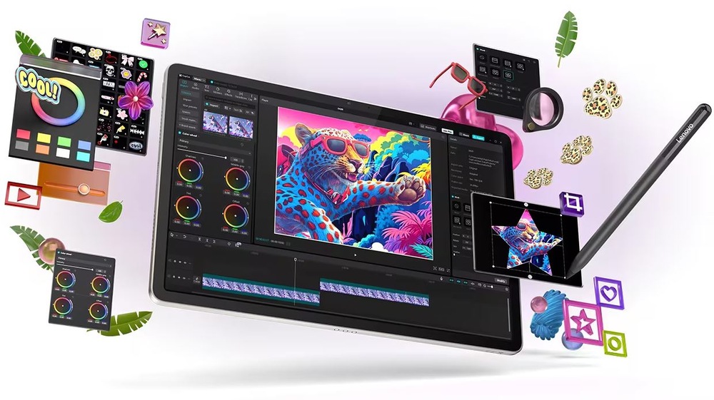 Dotykový tablet Lenovo Yoga Tab 12 GB / 256 GB + dotykové pero šedý Program na tvorbu obsahu v tabletu Yoga