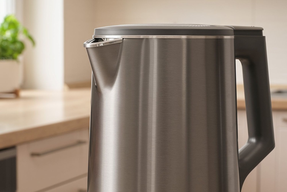 Rychlovarná konvice Sencor SWK 0800GY, 1,7 l nerez Moderní kovový design
