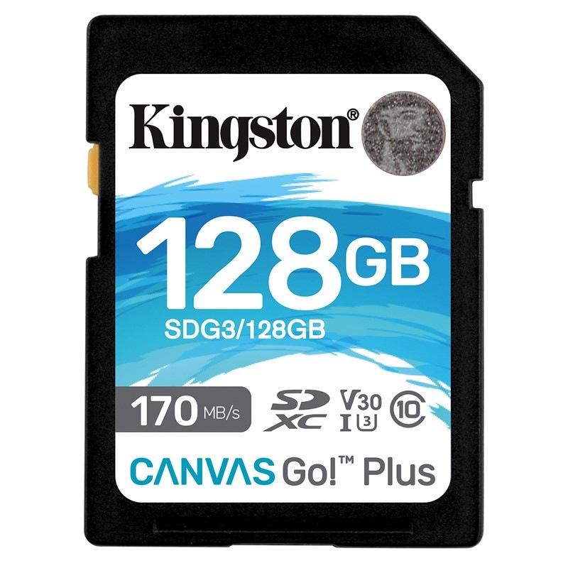 Paměťová karta Kingston Canvas Go! Plus SDXC 128GB UHS-I U3 (170R/90W)