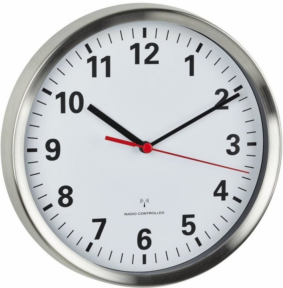 Nástěnné hodiny TFA TFA 60.3529.02 stříbrné
