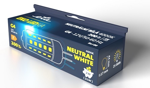 žárovka ETAG4W2NW01 LED