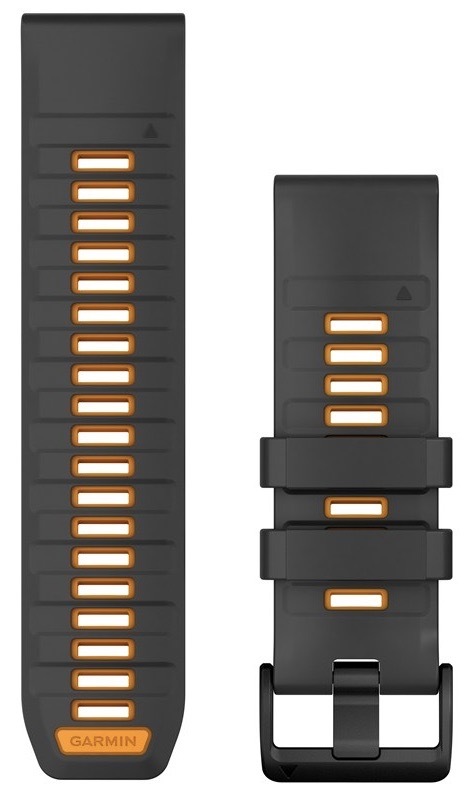 Řemínek Garmin QuickFit (26 mm) šedý/oranžový