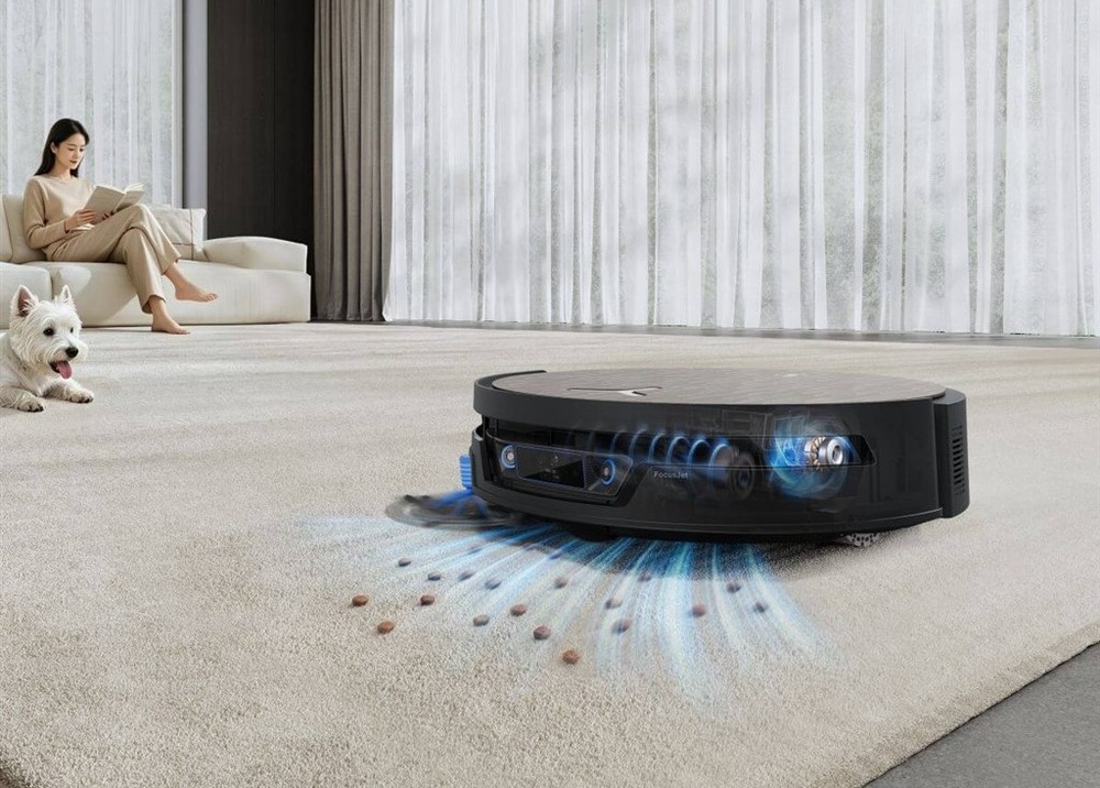 Robotický vysavač Ecovacs DEEBOT X12S OMNICYCLONE GOLD zlatý Robotický vysavač Ecovacs DEEBOT X12S OMNICYCLONE GOLD má velkou sací sílu, která z koberce odstraní všechny nečistoty.