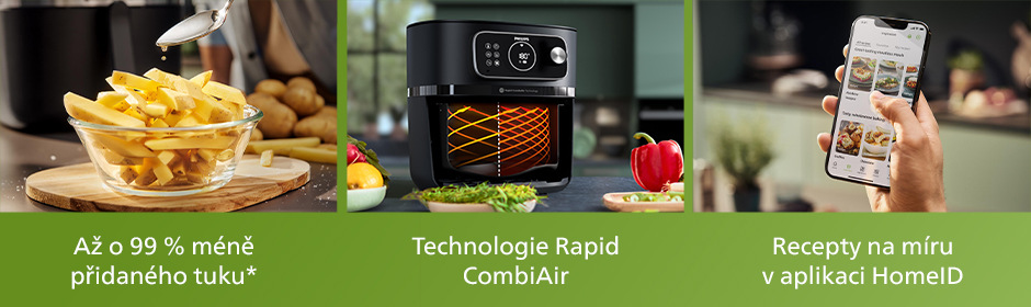 Fritéza horkovzdušná Philips Airfryer Combi XXL Connected HD9875/90 Fritéza horkovzdušná Philips Airfryer Combi XXL Connected HD9875/90