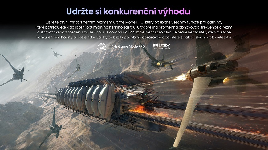 Televize Hisense 65U7KQ Televize Hisense 65U7KQ, Game Mode Pro