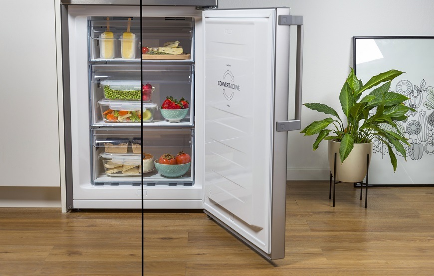 Kombinovaná chladnička Gorenje NRC620BSXL4, nerezová, ConvertActive