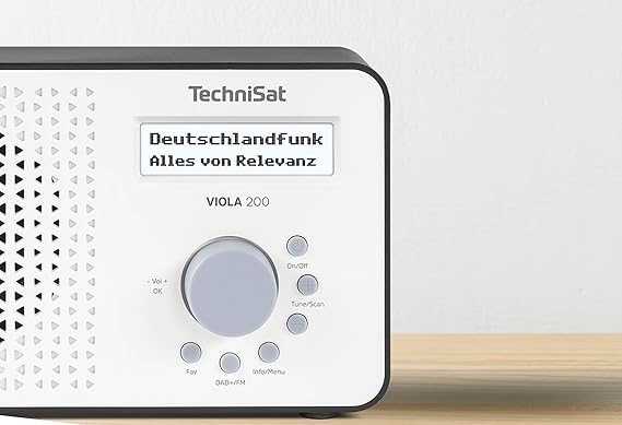 Radiopřijímač s DAB+ TechniSat VIOLA 200 černý/bílý Radiopřijímač s DAB+ TechniSat VIOLA 200 černý/bílý